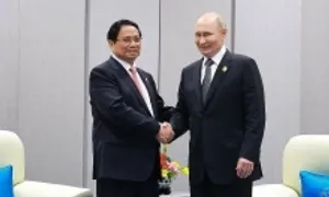 Thủ tướng Phạm Minh Chính hội kiến Tổng thống Nga Putin